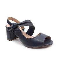 Sandália Feminina Confortável Elegante Azul Marinho Cultha