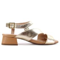 Sandália Feminina Confortável Elegante Dourada Cultha Sandália Feminina Confortável Elegante Dourada Cultha