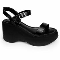 Sandália Feminina Confortável Salto Alto Anabela Plataforma Sandália Feminina Confortável Salto Alto Anabela Plataforma
