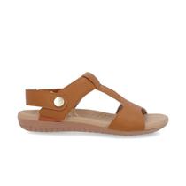 Sandália Feminina Conforto Anatômico Usaflex R1880 Tan