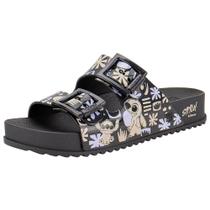 Sandália feminina conforto disney partner zaxy 19149