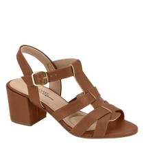 Sandália Feminina Conforto Salto Baixo Grosso Modare 7109484 Sandália Feminina Conforto Salto Baixo Grosso Modare 7109484