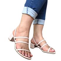 Sandália Feminina Cores Tons Pastéis Casual Moda Feminina