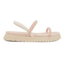 Sandália Feminina Dakota Flatform Strass Bege - Y6891