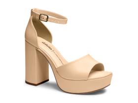 Sandália Feminina Dakota Meia Pata Salto Bloco Grosso Alto Y0274