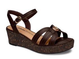 Sandália Feminina Dakota Plataforma Anabela Conforto Y9811