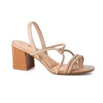 Sandalia Feminina Dakota Salto Alto Grosso Strass Festa Moda Casual Ref: Y9961