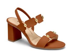 Sandália Feminina Dakota Salto Bloco Quadrado Pedraria Y8762