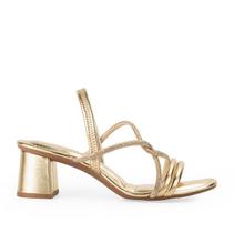 Sandália Feminina Dakota Salto Grosso Baixo Strass Y7912 Sandália Feminina Dakota Salto Grosso Baixo Strass Y7912