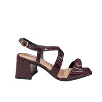 Sandália Feminina Dakota Y9753 Verniz Conforto 6,5cm