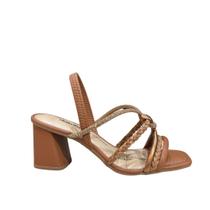 Sandália Feminina Dakota Y9761 Tiras Trançadas 7cm