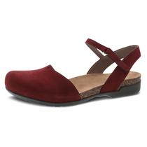 Sandália feminina Dansko Rowan Memory Foam Cork Cinnabar 6,5-7 M
