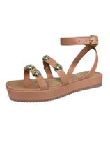 Sandália Feminina Esfera Flat Plataforma Leve 119-05