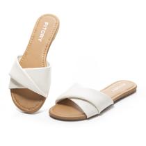 Sandália feminina FITORY Flat Summer Slide branca US11