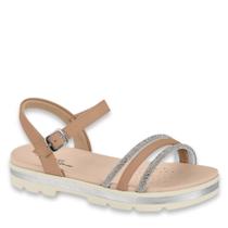 Sandália Feminina Flarform Brilho Conforto Modare 7132.162 - Cristal/Nude - 39 Sandália Feminina Flarform Brilho Conforto Modare 7132.162 - Cristal/Nude - 39