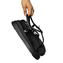 Sandália Feminina Flat Anatômica Plataforma Sandália Feminina Flat Anatômica Plataforma