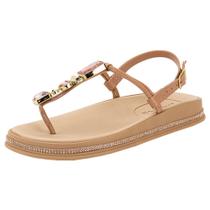 Sandália feminina flat moleca 5509204 Sandália feminina flat moleca 5509204