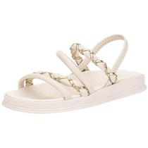 Sandália feminina flat moleca 5556110 Sandália feminina flat moleca 5556110