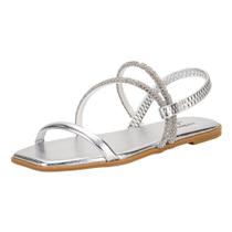 Sandália feminina flat moleca 5560212