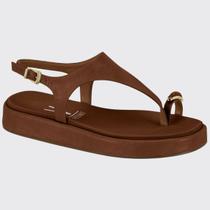 Sandália Feminina Flat Papete Fivela Tornozelo Vizzano 6506.127.29711 -