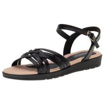 Sandália feminina flat piccadilly - 410026