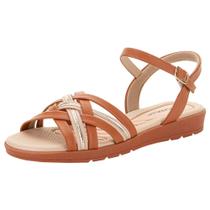 Sandália feminina flat piccadilly - 410026