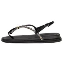 Sandalia Feminina Flat Strass Beira Rio 8513.109 Sandalia Feminina Flat Strass Beira Rio 8513.109