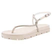 Sandália feminina flat via marte 102008 Sandália feminina flat via marte 102008