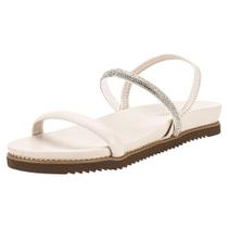 Sandália feminina flat via marte 117006 Sandália feminina flat via marte 117006