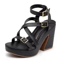 Sandália Feminina Flatform 15100 - Elegância e Sofisticação