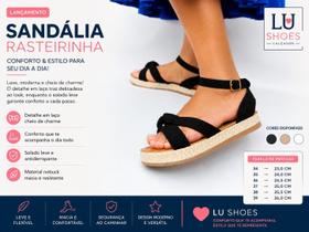 Sandália Feminina Flatform Confortável com Amarração