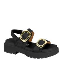 Sandália Feminina Flatform Fivela Conforto Vizzano 6499.115 Sandália Feminina Flatform Fivela Conforto Vizzano 6499.115