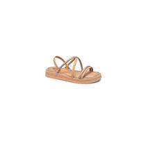 Sandalia Feminina Flatform Mississipi Brilho ROSE