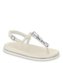 Sandália Feminina Flatform Pedraria Conforto Moleca 5509.204 Sandália Feminina Flatform Pedraria Conforto Moleca 5509.204