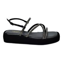 Sandália feminina flatform straas Sandália feminina flatform straas