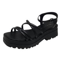 Sandália Feminina Flatform Tratorada Conforto Casual Ramarim