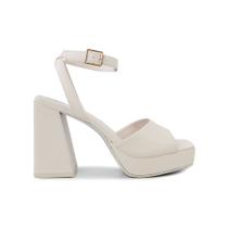 Sandália Feminina Giulia Domna Meia Pata Off White - 786.13 Sandália Feminina Giulia Domna Meia Pata Off White - 786.13