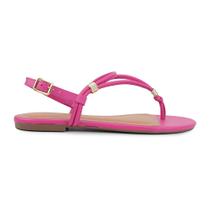 Sandália Feminina Giulia Domna Rosa - 016077 Sandália Feminina Giulia Domna Rosa - 016077