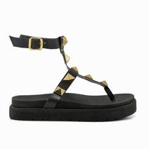 Sandália Feminina Gladiadora Ajustavel Plataforma