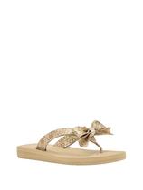 Sandália feminina GUESS Tuta dourada 710 tamanho 11