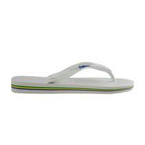 Sandália Feminina Havaianas H. Brasil Logo Fc Branco