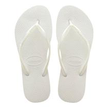Sandália Feminina Havaianas Slim Fc Branco Sandália Feminina Havaianas Slim Fc Branco