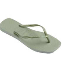 Sandália Feminina Havaianas Slim Square Lg Met Fc