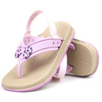 Sandalia Feminina Infantil Chinela Confortável Menina Papete Laço Cor Rosa Lacinho Sandalia Feminina Infantil Chinela Confortável Menina Papete Laço Cor Rosa Lacinho