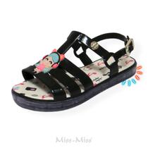 Sandália Feminina Infantil Flat com Led Miss Miss