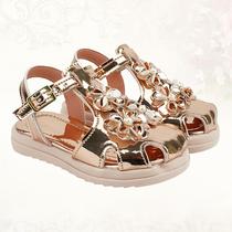 Sandália Feminina Infantil Menina Confortável e Macia Moda Verão com Flores