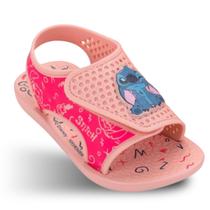 Sandália Feminina Infantil Stitch Chinelo de Bebê Ipanema Menina 27368