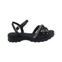 Sandalia Feminina Infantil Tira Napa e Brilhosa Confortável Molekinha 2361208 Sandalia Feminina Infantil Tira Napa e Brilhosa Confortável Molekinha 2361208