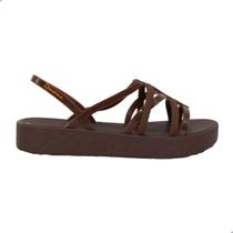 Sandália Feminina Ipanema Flatform Marrom