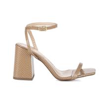 Sandália Feminina JJOJO Isis Salto Grosso Alto 9cm Moderno e Confortável